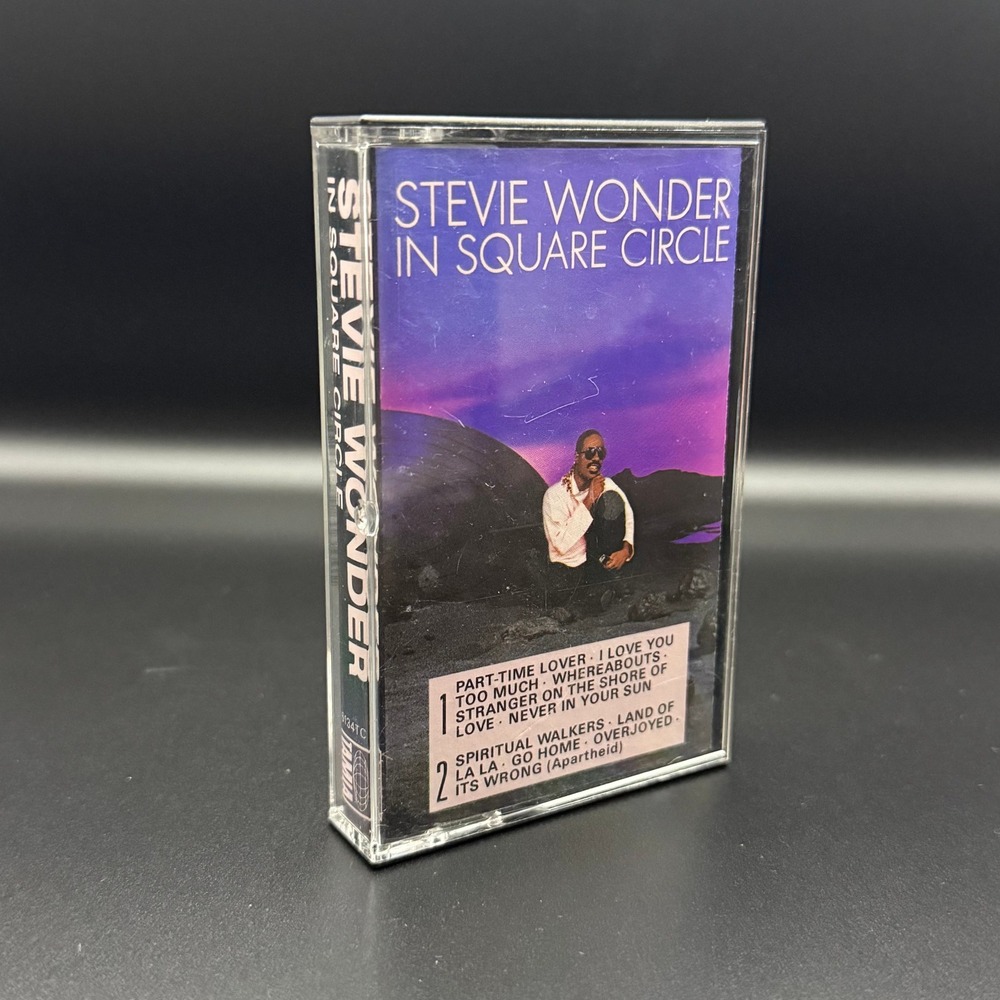Stevie Wonder In Square Circle Cassette Tape 1985‎ Tamla 6134TC Part-Time Lover